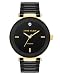 Anne Klein Women's AK/1018BKBK Black Ceramic Bracelet Watch with Diamond Accent