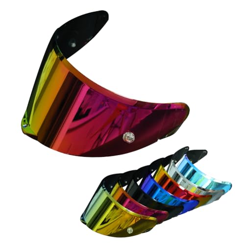 AGV Pista Corsa Gprr Visor Commpatible with for Day and Night Use (Rose Red)