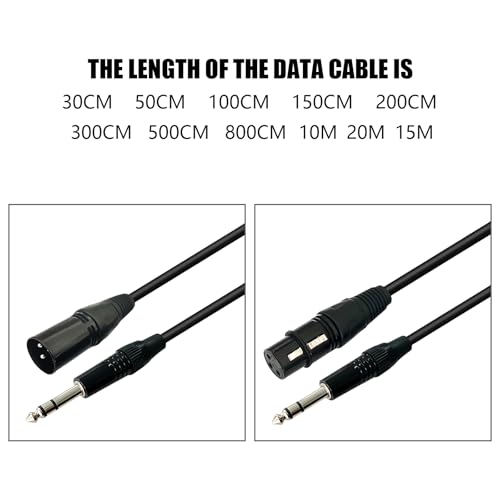 Câble d'interconnexion 6,35 mm pour studio et sonorisation live