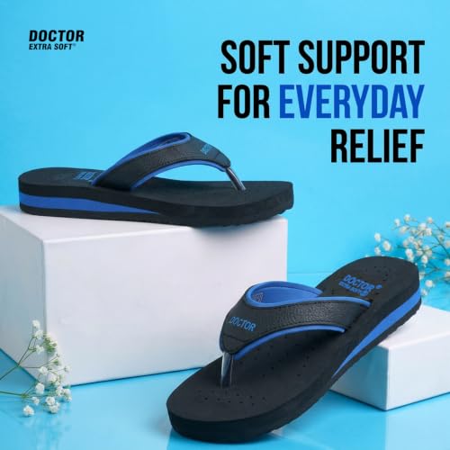 Image of DOCTOR EXTRA SOFT Care Diabetic Orthopedic Pregnancy Flat Super Comfort Dr Flipflops and House Slippers For Women's and Girl's