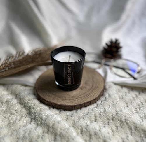 Image of Mini Soy Wax Scented Candles - Luxury Soy Wax Scented Candles, Long Burn Time, Black soot- Free Pack of 2 (Aesthetic Candle, Luxury Candle)