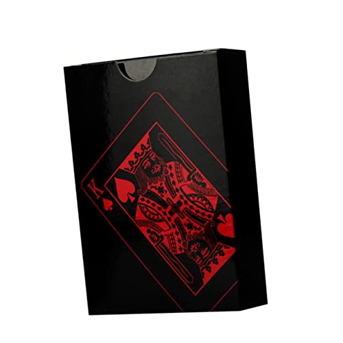 ibasenice 3sätze Wasserdichtes PVC Pokerkarten-Set Mit Kreativem Design Und Pappbox Rot Robuste Biegsame Spielkarten Für Unterhaltung Und Spaß Mit Familie Und Freunden – Bild 6
