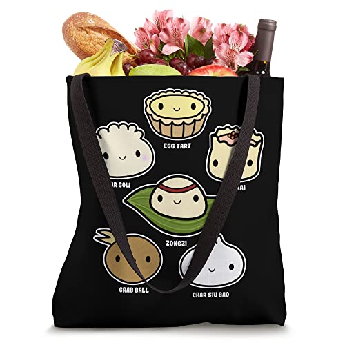 Bolsa Tote Kawaii Dim Sum Friends Aesthetic Hong Kong miniatura 4