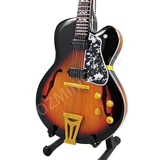 OZMiniGuitar Guitare électrique Miniature Elvis Presley - Les Beatles, Paul McCartney, John Lennon, RIngo Starr, George Harrison