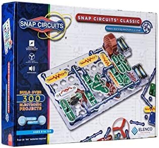 Image of Snap Circuits Classic SC-300 Electronics Exploration Kit | Over 300 Projects | Full Color Manual Parts | STEM Educational Toy for Kids 8+ 2.3 x 13.6 x 19.3 inches (Pack of 6)