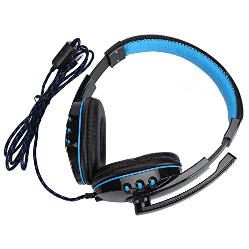 Wisoqu Wire Gaming Headset Adjustable Mic, High Sound