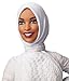 Barbie Ibtihaj Muhammad Doll with Fencing Uniform, Hijab, Sabre and Mask
