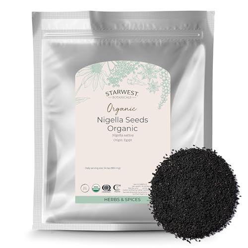 Starwest Botanicals Organic Nigella Seeds - Dried Black Cumin Seed