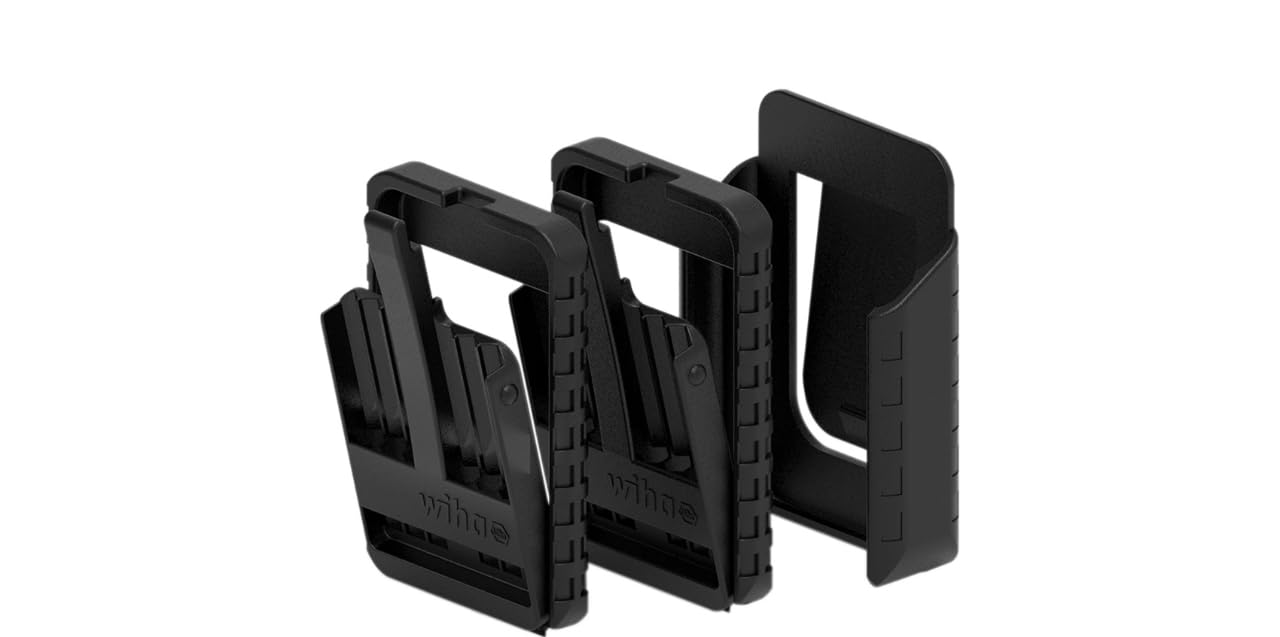WIHA 43164 slimBit Box Case 2 pcs. With Belt Holder Flexible, Compact, Mobile