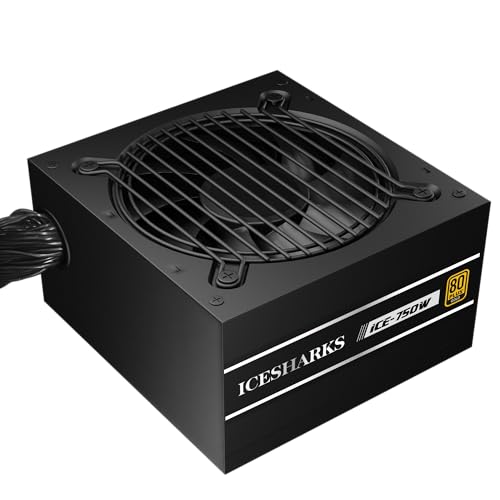 Fuente de poder 750W 80 Plus Gold no modular miniatura 4