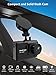 Dash Cam Front and Rear, Mini Dash Cam 1080P Full HD with 32GB SD Card, 2.45 inch IPS Screen, 2 Mounting Ways, Night Vision, WDR, Accident Lock, Loop Recording, Parking Monitor