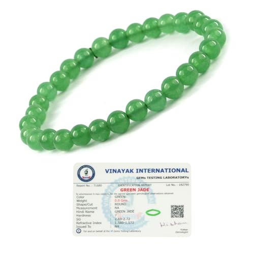 Image of Reiki Crystal Products Certified Natural Crystal Stone Bracelet 6 mm Round Beads for Men and Women | Premium Gemstone Jewellery Collection | Reiki Charged | Multiple Stone Variants Available
