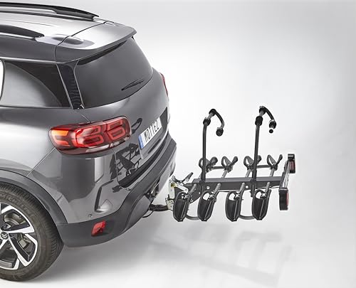 Porte-vélo 4 vélos sur attelage Rabattable Premium Mottez, Acier