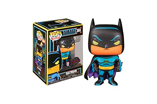 Funko Pop! Heroes: Dc - Batman - (Black Light) - Dc Comics - Figuras Miniaturas Coleccionables Para Exhibición - Idea De Regalo - Mercancía Oficial - Juguetes Para Niños Y Adultos