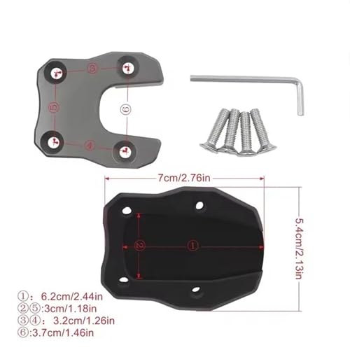 Béquille latérale de moto PCX instable ? Solution coussinet de support et extension CNC - 3
