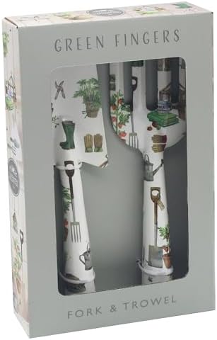 The Leonardo Collection Green Fingers Garden Tools Set for Gardening, Gardening Tool Kit for Women and Men, Durable Garden Tools and