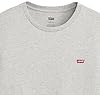 Levi's Men's Ss Original Housemark Tee- Core Chesthit Logo T-Shirt, Mid Tone Grey Heather Jersey, XXL #3