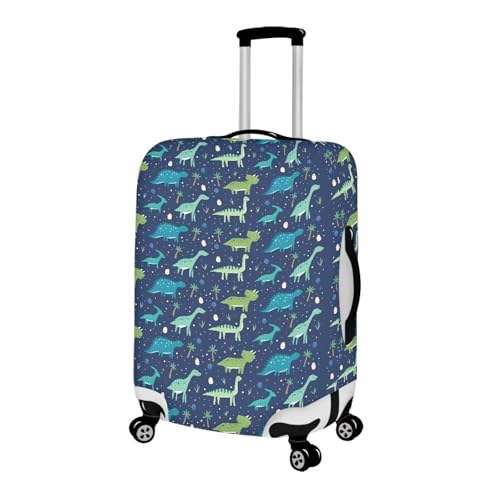 Dinosaurs Trees Pattern Luggage Cover 18-32Inch,Personalized Suitcase Protective Cover,Suitcase Cover for Boys,Carry on Luggage Cover Gift for Men & Boys2