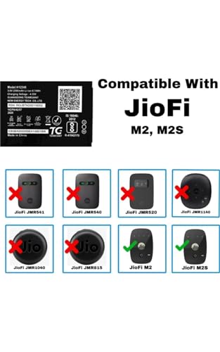 Image of Original H12348 Battery For Jio Wifi Battery H-12348 Reliance Jio Wifi Dongle /Airtel Wifi / M2S Fi 2 / Wireless Router 4G Fi2 / M2 Hot Spot Battery With 1 Year Warranty****(A032)