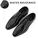 Hitmars Zapatos de Vestir Hombre Zapatos Oxford Derby Hombre Cordones Brogue Caballero Boda Traje Negro N2 EU42 Imagen de Hitmars Zapatos de Vestir Hombre Zapatos Oxford Derby Hombre Cordones Brogue Caballero Boda Traje Negro N2 EU42