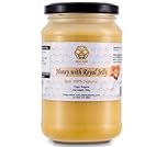 Raw Honey with Royal Jelly 100% Natural | Unpasteurised Superblend | Pure, Unfiltered Honey Infused with Nutrient-Rich Royal Jelly |