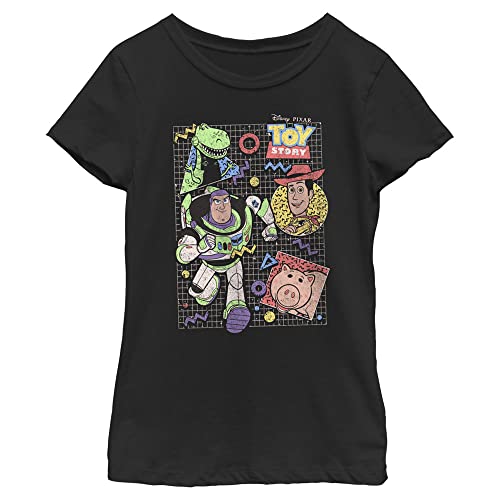 T-shirt Toy Story Pixar col rond motif graphique vintage imprimé années 90
