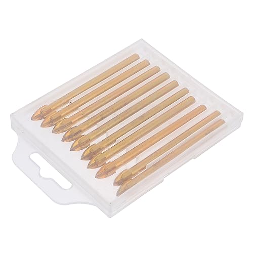 LIFKICH Ceramic Drill Bit Glass Drill Bit Set 10pcs Tile Hole Opener Carbide Tip