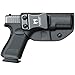 KOBRA Products IWB Holster for Glock 19, Glock 19 Holster fits 19X 23 & 32, Made in USA Kydex IWB Glock Holster, Kydex Glock Concealed Carry Inside Waistband Holster with Adjustable Cant -Left Hand