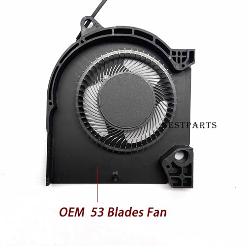 Image of Bestparts Original CPU+GPU Cooling Fan Replacement for Dell G15 5511, G15 5515 Ryzen Edition, G15 5520, P /N: DFSCK22115181T FNCV, DFSCK221051820 FNCW, 12v Fan, 11.6 and 11.7 CFM (Not for G15 5510)