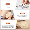 Jinyusega Adhesive Patches for Dexcom G7-20pcs Dexcom G7 Over Patches Waterproof, with Easy-Peel Tab Pre-Cut Backing,CGM Sensor Tape for 10-14 Days Nude
