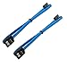 6 Pack 18 Inch 6.0 Gbps Cable with Locking Latch, Blue