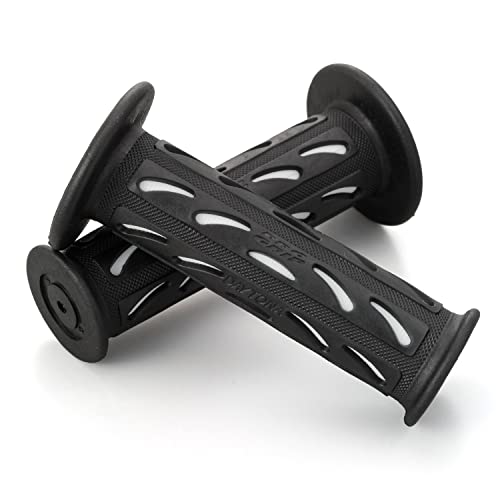 デイトナ(Daytona) PROGRIP(プログリップ) バイク用 グリップ ハンドル径φ22.2(原付)用 115mm 耐振ゲル エンド非貫通 724Miniタイプ ホワイト 98074