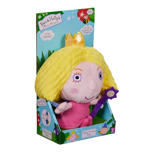 Ben & Holly El Pequeño Reino Holly - Peluche de Habla Inglesa 18 cm - Modelo Aleatorio