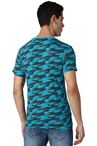Image of Peter England Men's Graphic Slim Fit T-Shirt