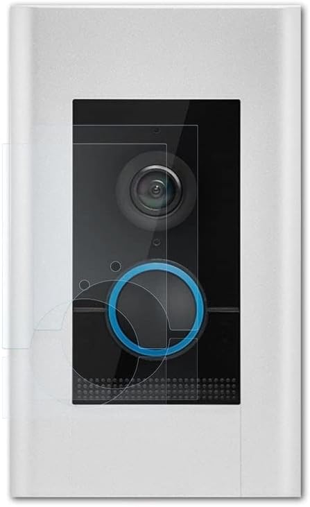 Protector de pantalla compatible con Ring Video Doorbell Elite, película protectora transparente (juego de 2)