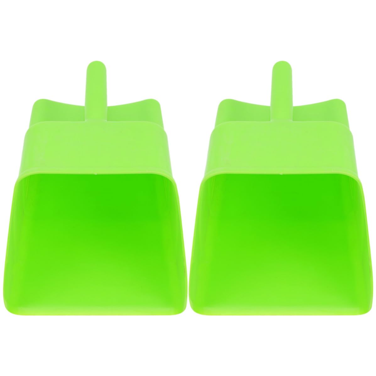 Palas de alimentación con bordes suaves Mikikit de plástico resistente para huerto, 2 uds