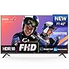 CHiQ L40FT Smart TV 40" (100 cm), Full HD, HDR10, Google TV OS, Dolby Audio & dbx-tv, Tuner Triplo DVB-C/T/T2/S/S2, Chromecast Incorporato, Design Metallico Senza Cornice