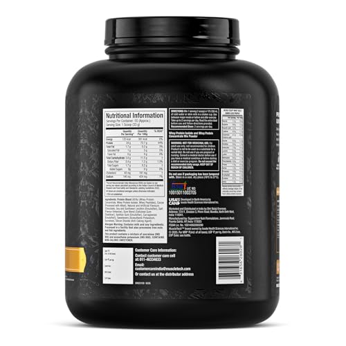 Image of MuscleTech Nitro-Tech Whey Gold Protein Powder | 24 g Protein & 5.4 g BCAAs Per Serving | Supports Lean Muscle & Faster Recovery | Double Rich Chocolate | 1.81 kg