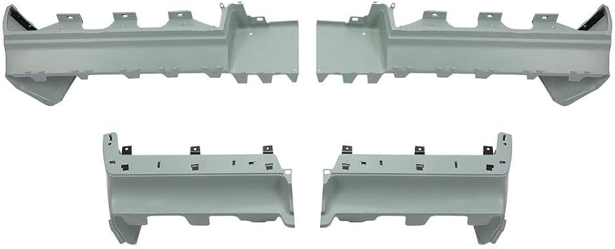 for Buick for Regal T-Type 1984-1986 & Base/Grand National/Limited 1984-1987 All 2Dr Models Front & Rear Bumper Filler Set 4pcs Plastic