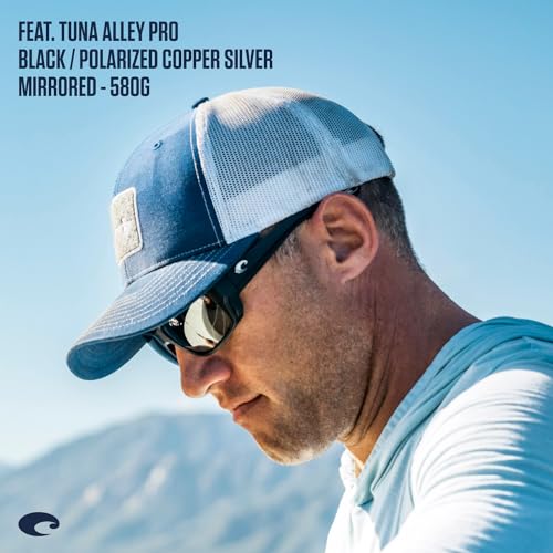 Costa Del Mar Men's Tuna Alley Pro Rectangular Sunglasses4