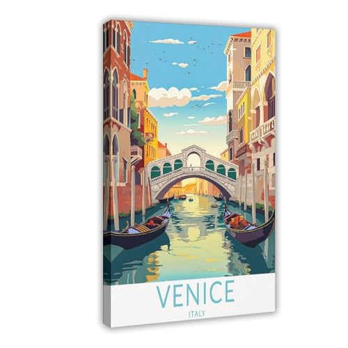 Poster Venise Italie sur toile : créez une ambiance romantique dans votre bureau