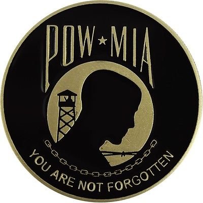 AESWholesale Lot of 6 US Military Powmia Pow Mia Hat Cap Lapel Label Jacket Pin