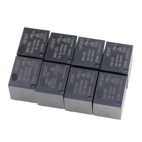 Relais JQC-3FF-012-1ZS 12VDC mini relais 5 broches 10A pour circuit