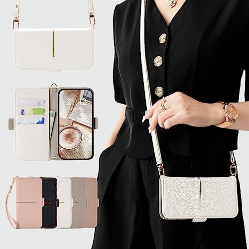 arrows We2 Plus ケース 手帳型 ショルダー 手作 スマホケース arrows We2 Plus おしゃれ かわいい 女性 レトロ F-51E カバー カード収納 シンプル 上品 アローズ We2 Plus ケース マグネット式 スタンド機能 肌感レザー 携帯ケース arrows We2 Plus ストラップ 人気 エレガント 手作(ホワイト メ レモン)