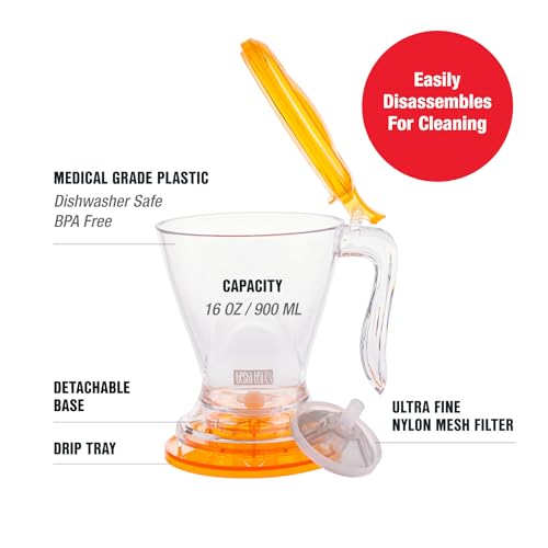 Image of Tiesta Tea Ultimate Live Loose Leaf Kit, Tea Starter Kit with High to Non-Caffeinated Blends, Hot & Iced Brews, Includes Black, Green, Herbal Sample Bags and 16oz Brewmaster Dispensing Infuser