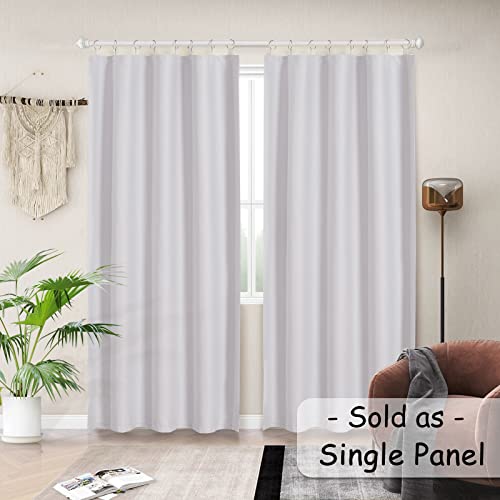 Melodieux Thermal Insulated Blackout Curtain Liner For 84 Inch Long Curtains, Off White, 50 By 80 Inch, 1 Panel, Rings Included #TOP1