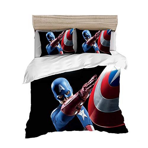 Avengers Endgame Capitán América Ropa de cama Cover