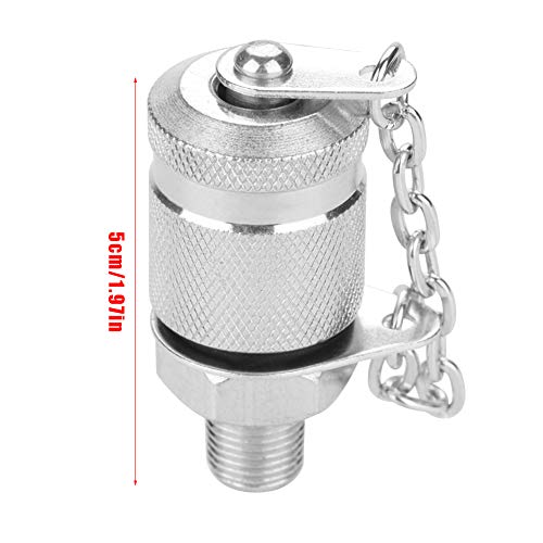 Image of AUNMAS 63MPa630BAR Hydraulic Pressure, Test Point Testing Coupling Adapter for Hydraulic System (G1 /8)