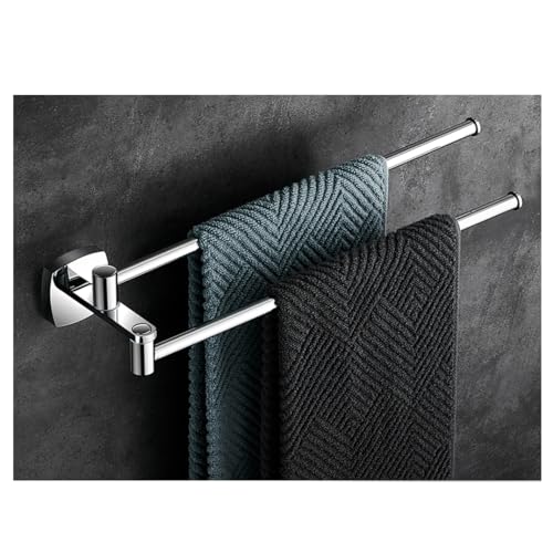 Porte-serviette de salle de bain LWX en aluminium robuste avec finition satinée durable