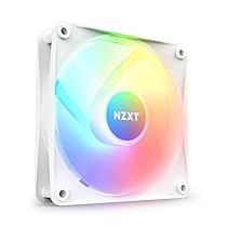 NZXT F120 RGB Core – 120mm Hub-Mounted RGB Fan – 8 Individually-Addressable LEDs – Semi-Translucent Blades – High Static Pressure & Airflow – Quiet Operation – CAM Software – White